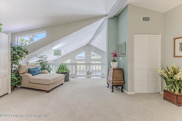 5233 Tuscawilla Dr, Weeki Wachee, FL 34607 - carpeted living area with baseboards