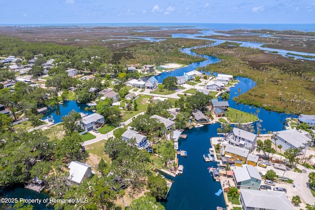 5233 Tuscawilla Dr, Weeki Wachee, FL 34607 - aerial view of residential area with a nearby body of water