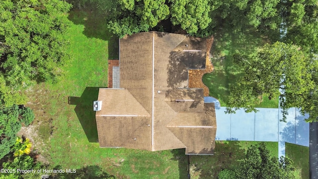 13094 Huntington Woods Ave, Spring Hill, FL 34609 - bird's eye view