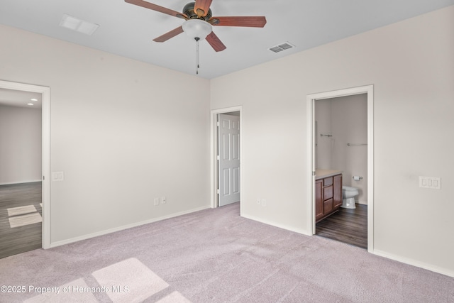 758 Alpine Thistle Dr, Brooksville, FL 34604 - unfurnished bedroom with carpet floors and ensuite bathroom