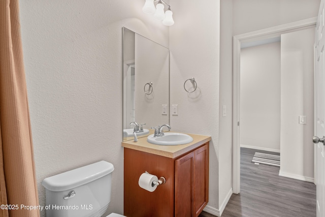 758 Alpine Thistle Dr, Brooksville, FL 34604 - bathroom featuring vanity and wood finished floors