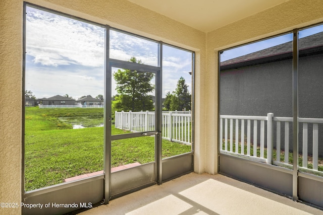 758 Alpine Thistle Dr, Brooksville, FL 34604 - view of unfurnished sunroom