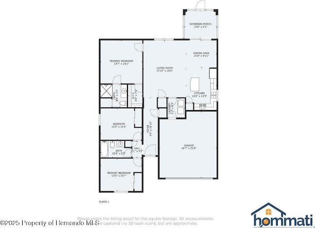 758 Alpine Thistle Dr, Brooksville, FL 34604 - view of room layout