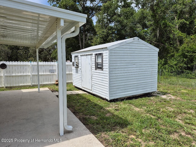 7344 California St, Brooksville, FL 34601 - view of shed