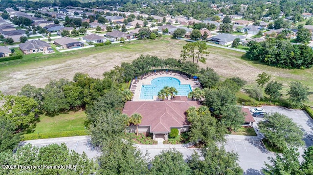 109 Fairmont Dr, Spring Hill, FL 34609 - bird's eye view of a pool