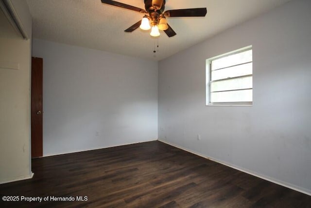 6275 Casson St, Brooksville, FL 34604 - unfurnished room with wood finished floors and a ceiling fan