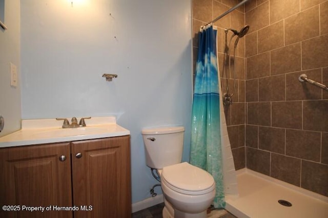 6275 Casson St, Brooksville, FL 34604 - bathroom featuring tiled shower and vanity