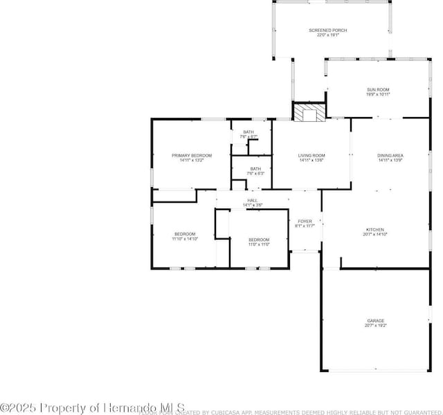 4299 Bellaire Dr, Hernando Beach, FL 34607 - view of room layout