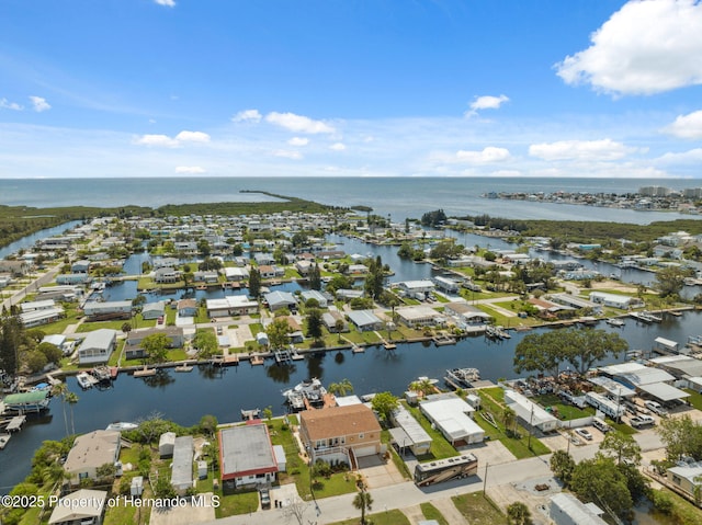 13027 Beacon Ct, Hudson, FL 34667 - aerial view of property's location featuring a large body of water and nearby suburban area
