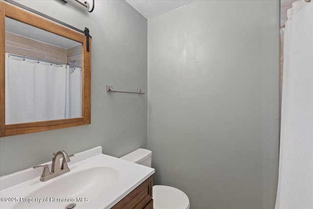 1518 Palm St, Steinhatchee, FL 32359 - bathroom with vanity and a shower with shower curtain