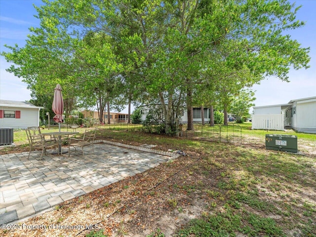 8017 Fiat Ave, Brooksville, FL 34613 - view of yard with a patio area