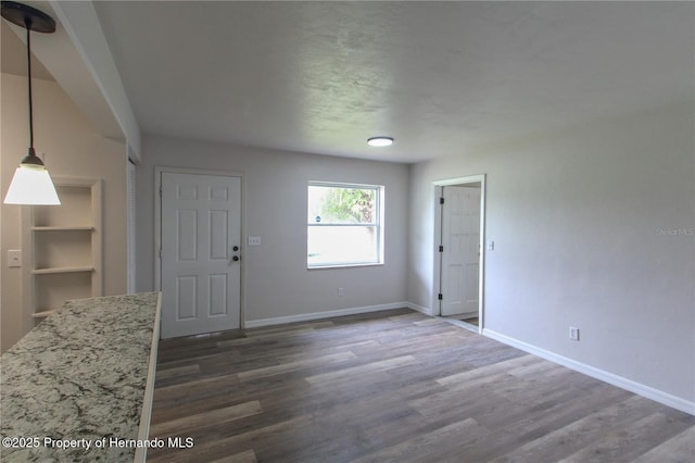 9345 N Elliot Way, Citrus Springs, FL 34434 - entrance foyer with dark wood-type flooring and baseboards
