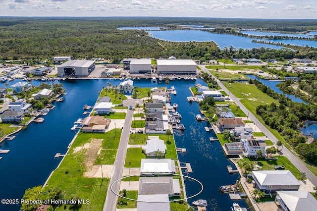 4016 Centavo Ct, Hernando Beach, FL 34607 - aerial view of residential area with a nearby body of water