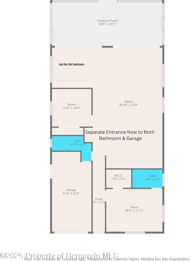 4016 Centavo Ct, Hernando Beach, FL 34607 - view of room layout