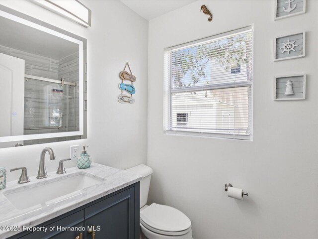 3579 Eagle Nest Dr, Hernando Beach, FL 34607 - bathroom featuring vanity and tiled shower