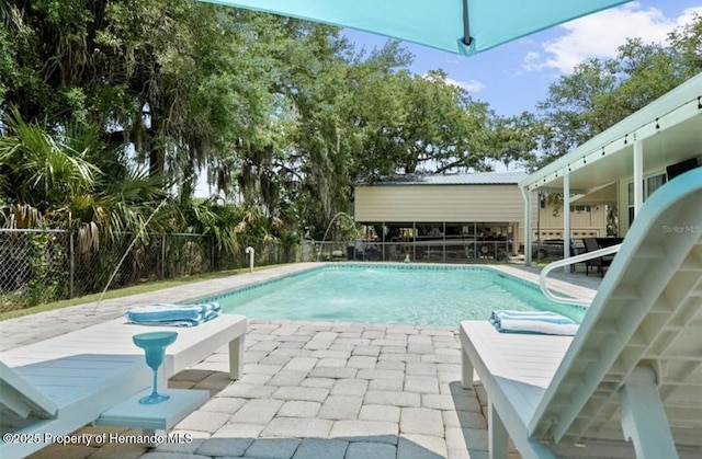 3579 Eagle Nest Dr, Hernando Beach, FL 34607 - view of swimming pool featuring a patio area