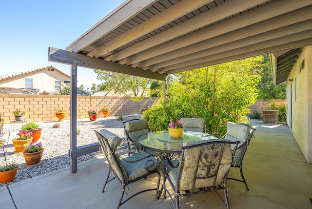 view of patio