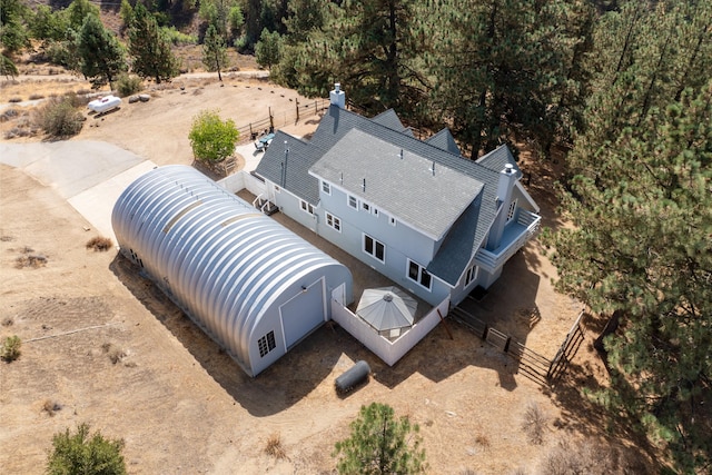 view of subject property