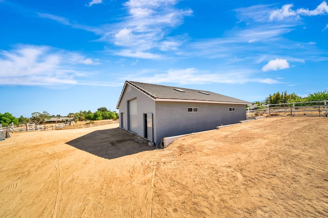 view of property exterior