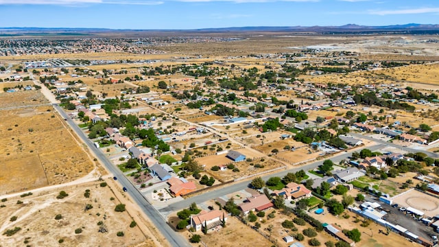 aerial view featuring a mountain view