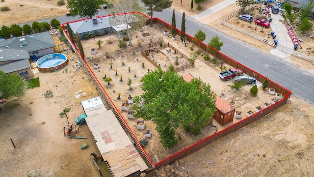 40103 E 169th St, Palmdale, CA 93591 - aerial overview of property's location with property parcel outlined