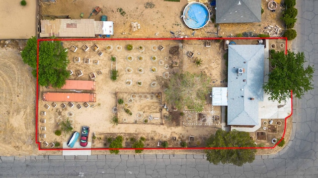 40103 E 169th St, Palmdale, CA 93591 - aerial view of property and surrounding area with property parcel outlined
