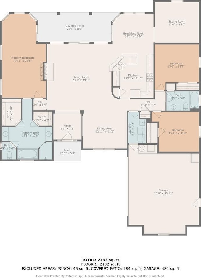 24500 Jacaranda Dr, Tehachapi, CA 93561 - property floor plan