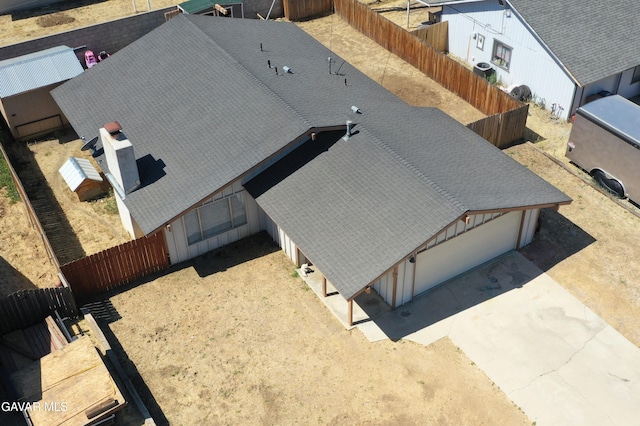 20412 El Porto Ct, Tehachapi, CA 93561 - view from above of property