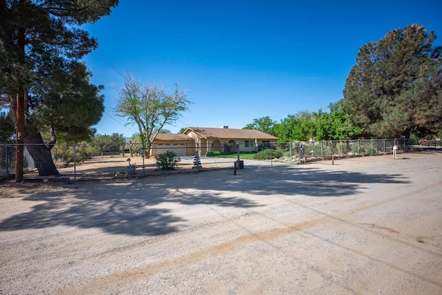 surrounding community featuring fence