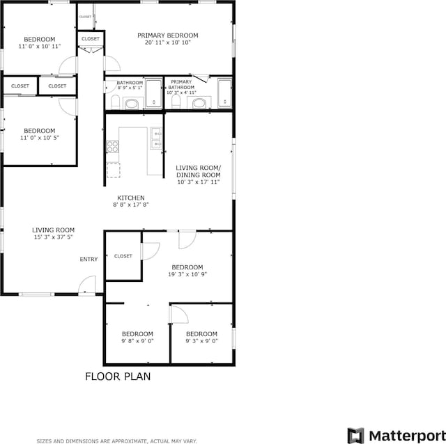 300 W W Ave J9, Lancaster, CA 93534 - view of property floor plan
