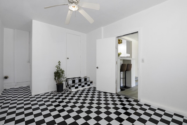 300 W W Ave J9, Lancaster, CA 93534 - unfurnished room with tile patterned floors and ceiling fan