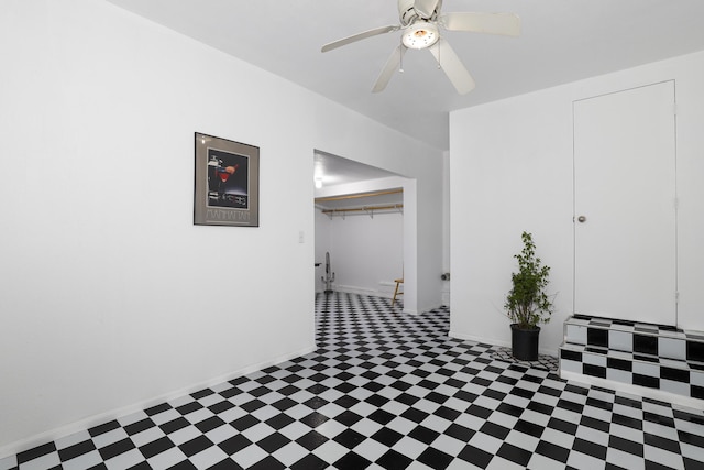 300 W W Ave J9, Lancaster, CA 93534 - spare room featuring tile patterned floors and a ceiling fan