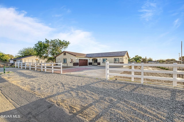 40719 E 171st St, Lake Los Angeles, CA 93535 - single story home with driveway, a garage, and stucco siding
