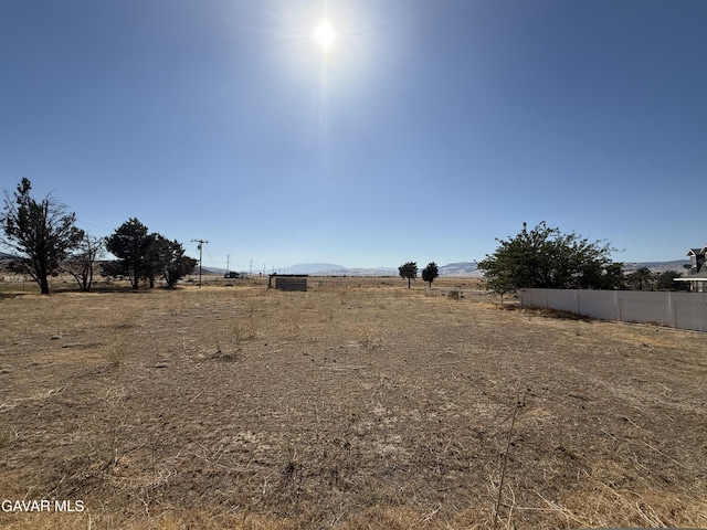 28945 W W Ave C6, Lancaster, CA 93536 - view of yard featuring a rural view and a mountain view