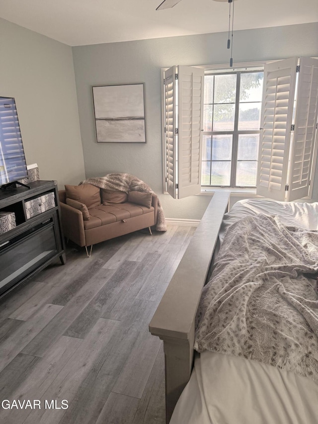 42821 W 15th St Unit 1, Lancaster, CA 93534 - bedroom featuring wood finished floors