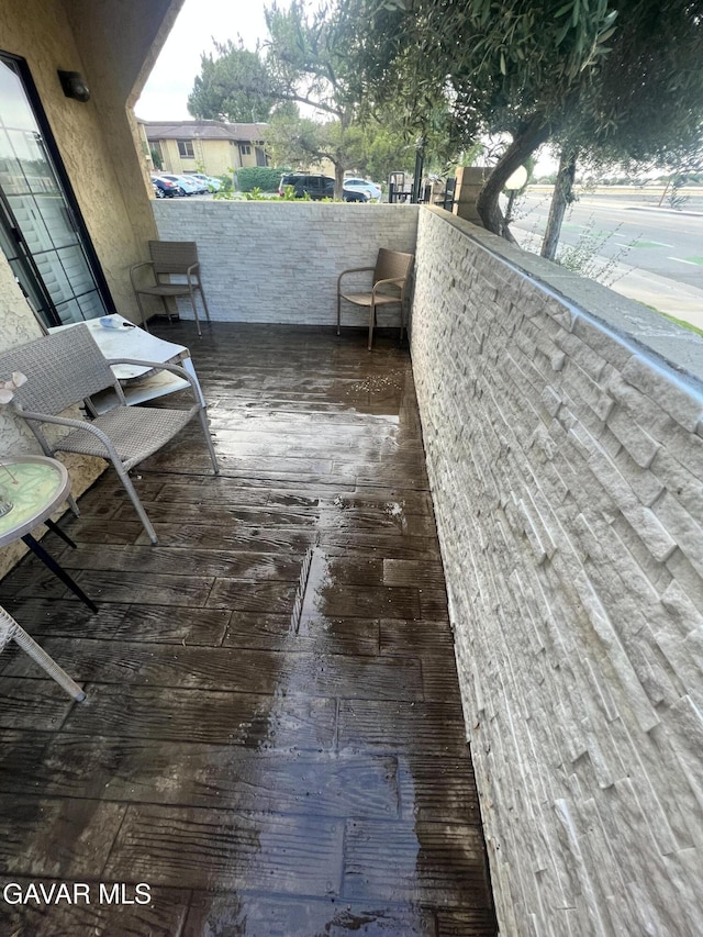 42821 W 15th St Unit 1, Lancaster, CA 93534 - view of wooden deck
