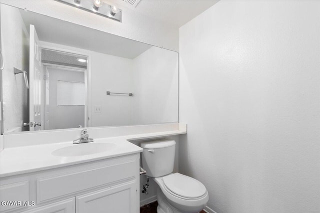 2130 Candice Ave, Rosamond, CA 93560 - half bathroom featuring toilet and vanity
