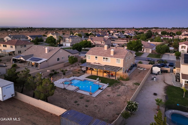 41507 Alexo Dr, Lancaster, CA 93536 - aerial perspective of suburban area featuring a pool