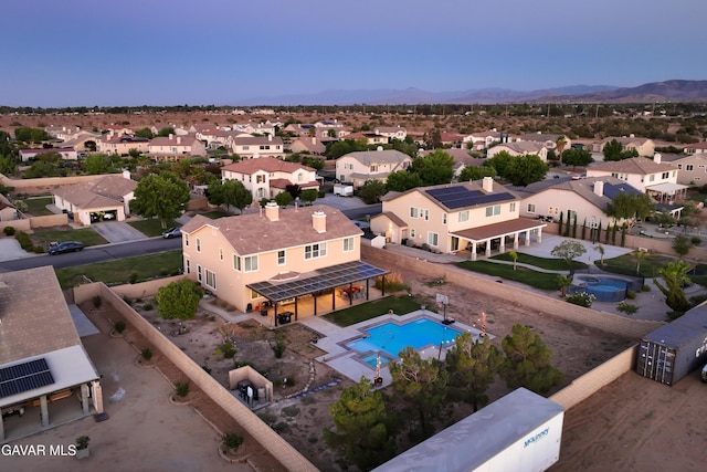 41507 Alexo Dr, Lancaster, CA 93536 - aerial perspective of suburban area with a mountain backdrop