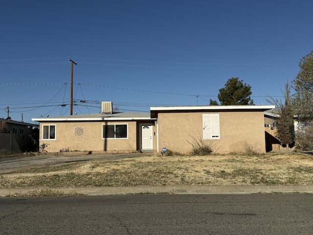 ranch-style house with stucco siding