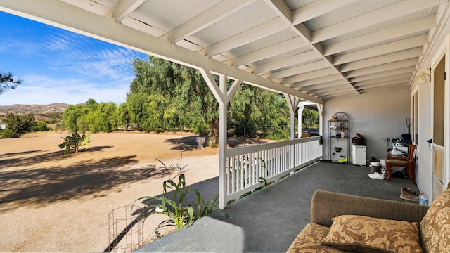 view of patio / terrace with covered porch