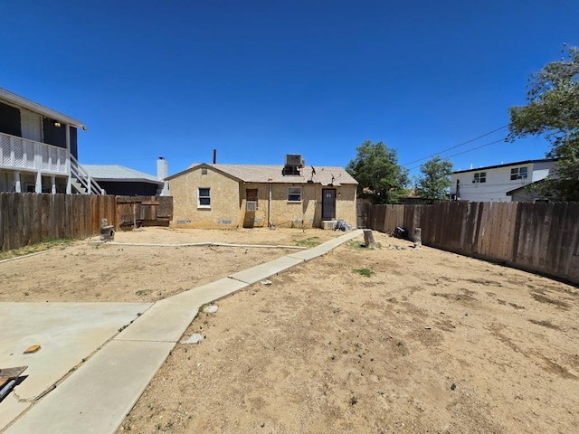 view of back of property