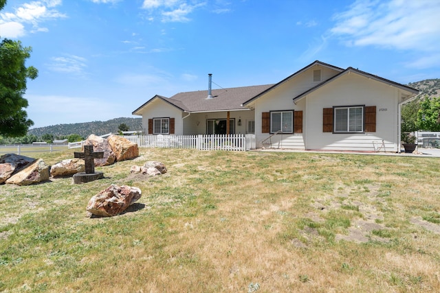 view of back of property