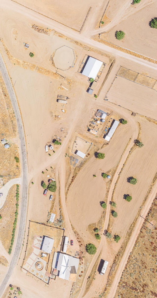 drone / aerial view featuring a rural view