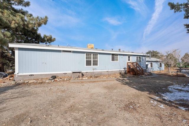 view of rear view of property