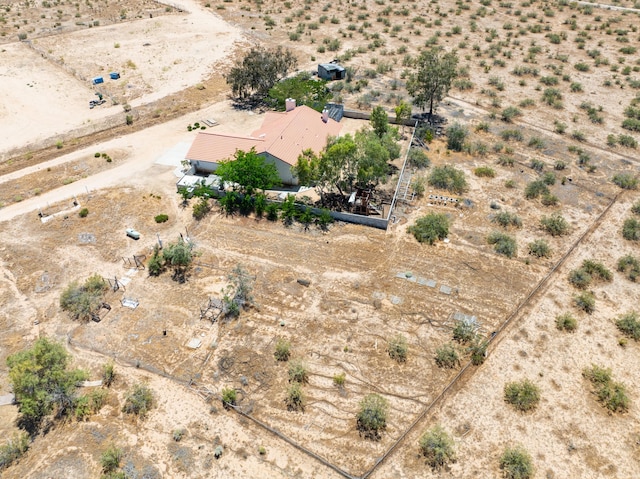 bird's eye view featuring a rural view