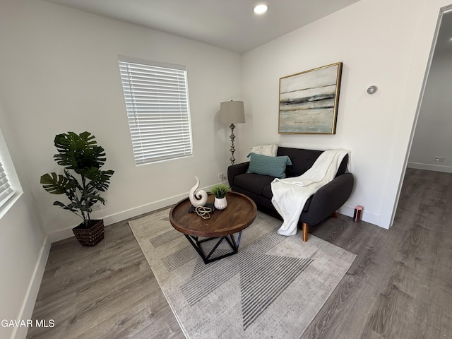 2340 N Thomas St, Los Angeles, CA 90031 - living area with wood finished floors and recessed lighting
