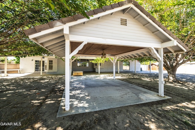 3807 Paula Ln, Lancaster, CA 93535 - view of patio featuring a gazebo