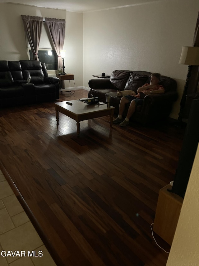 3657 Imperial Ave, Rosamond, CA 93560 - living room with wood finished floors and baseboards