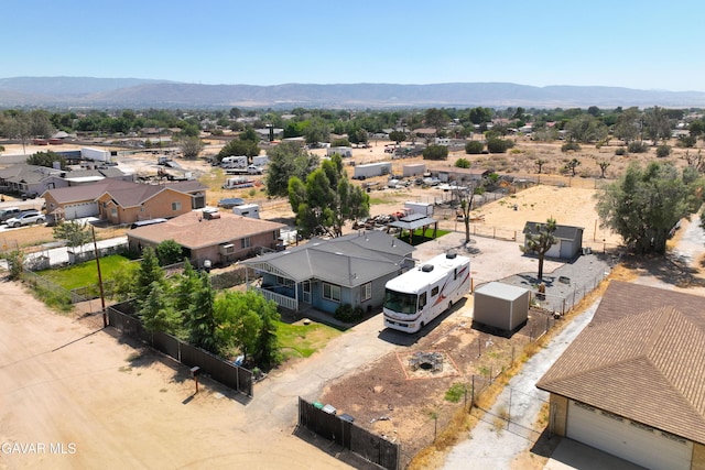 43249 W 42nd St, Lancaster, CA 93536 - aerial perspective of suburban area featuring a mountain backdrop